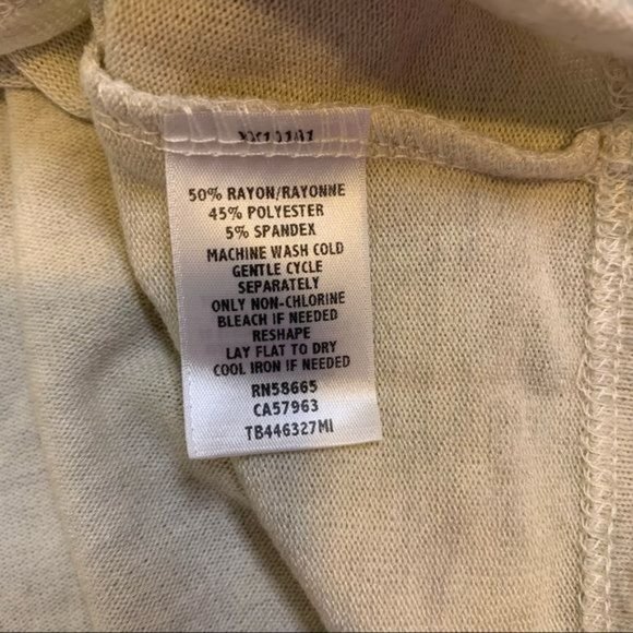 NWT Treasure & Bond Oatmeal Ribbed Long Raglan Sleeve Boat Neck Top Small - Picture 10 of 12